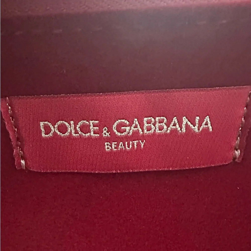 Dolce & Gabbana Red‎ Wristlet Clutch, Makeup or Cosmetic Bag in Box | New in Box